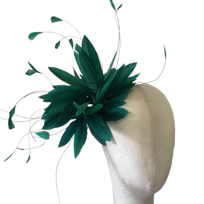 Goose & Coque Feather Hat Mount for Millinery & Fascinator Making - FM304