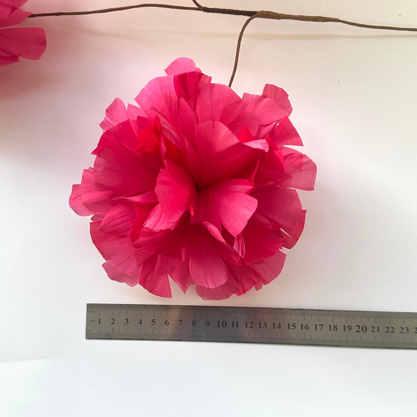Long-Stemmed Peony Feather Flower Spray FG260712