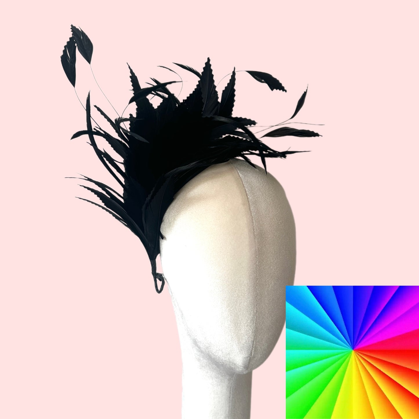 Ziazag Goose Feather & Goose Biot Feather Mount DS260716
