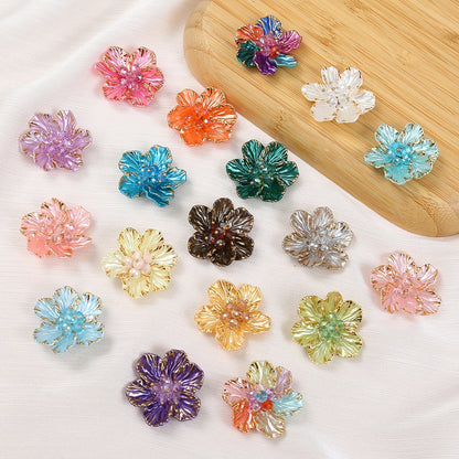 Gold Edge Bead Flower BF12