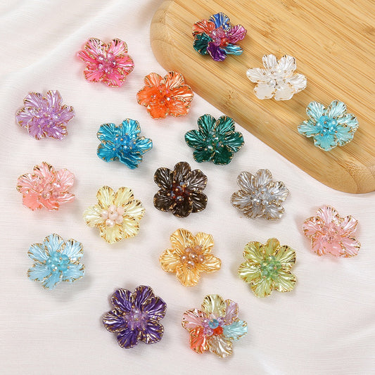 Gold Edge Bead Flower BF12