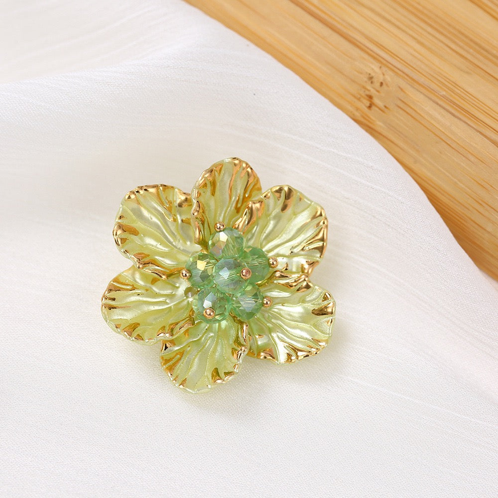 Gold Edge Bead Flower BF12
