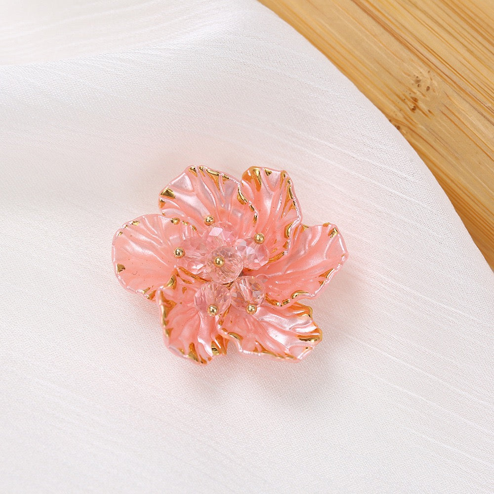 Gold Edge Bead Flower BF12