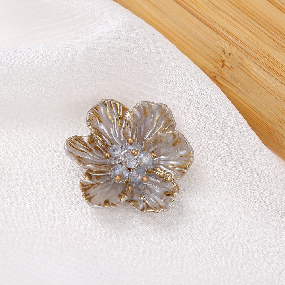 Gold Edge Bead Flower BF12