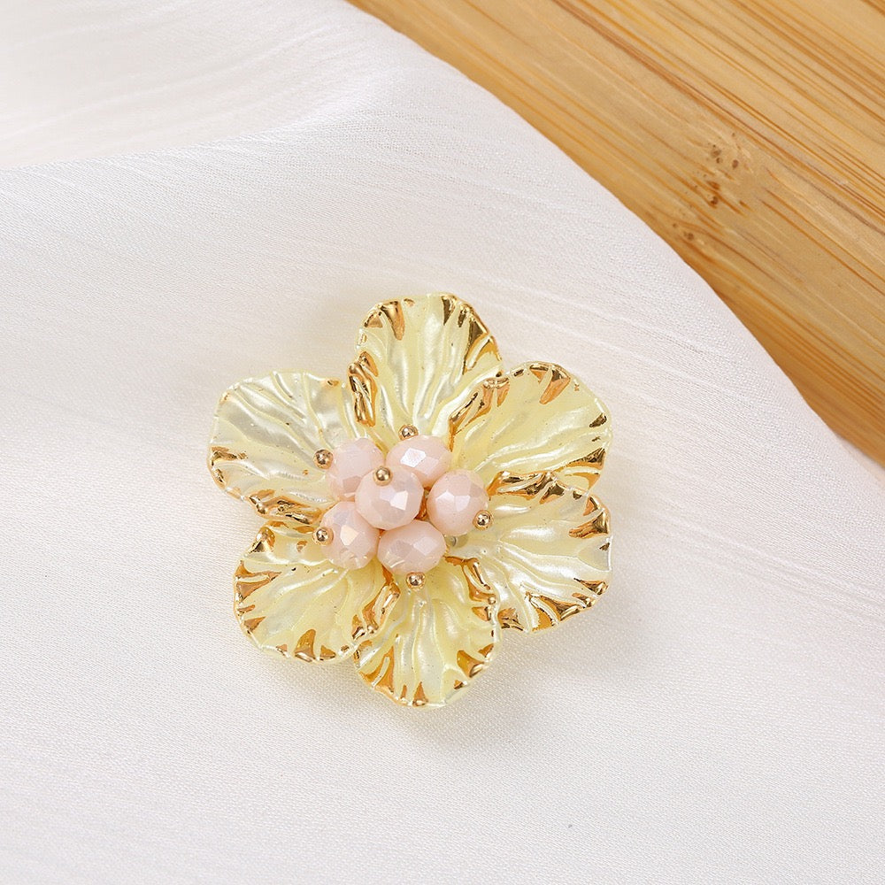 Gold Edge Bead Flower BF12