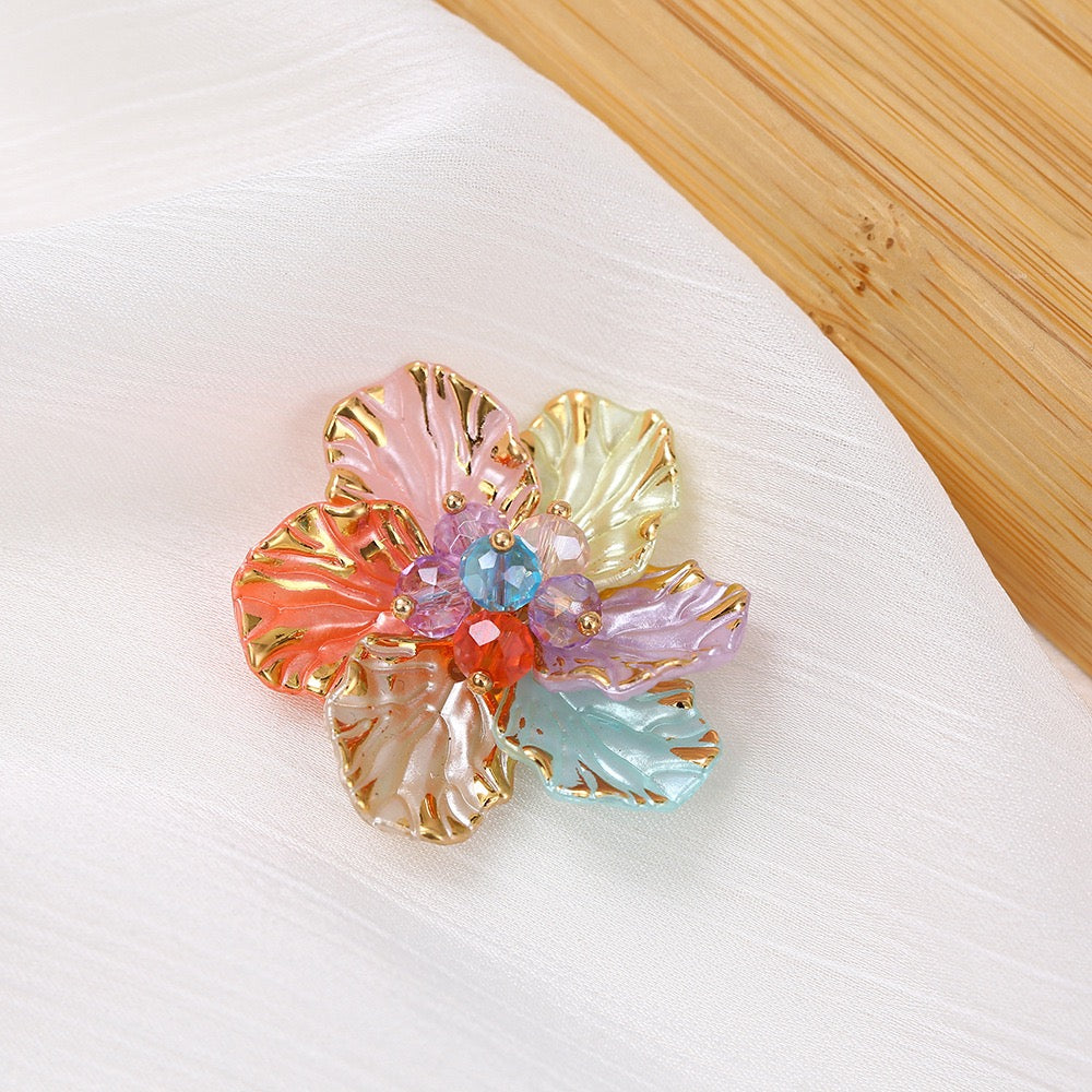 Gold Edge Bead Flower BF12