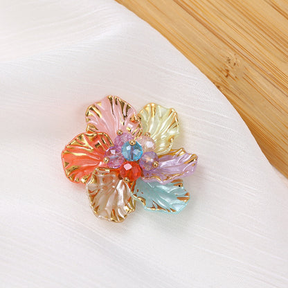 Gold Edge Bead Flower BF12