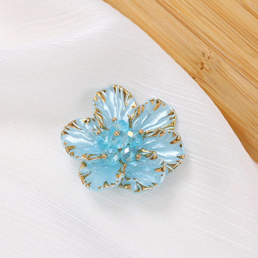 Gold Edge Bead Flower BF12