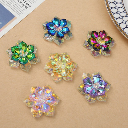 Multi-colour DIY Crystal Rhinestone Flower