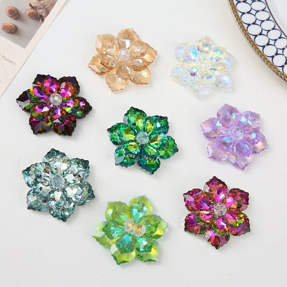 Multi-colour DIY Crystal Rhinestone Flower