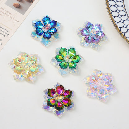 Multi-colour DIY Crystal Rhinestone Flower