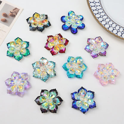 Multi-colour DIY Crystal Rhinestone Flower