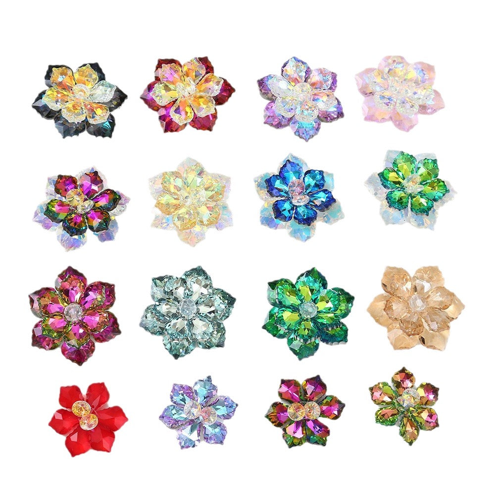 Multi-colour DIY Crystal Rhinestone Flower
