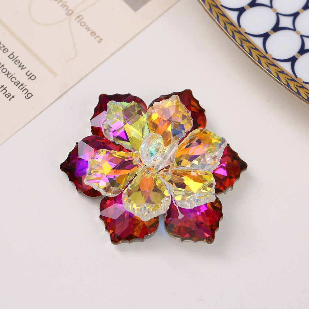 Multi-colour DIY Crystal Rhinestone Flower