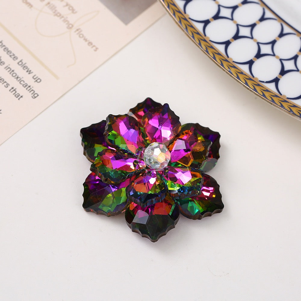 Multi-colour DIY Crystal Rhinestone Flower