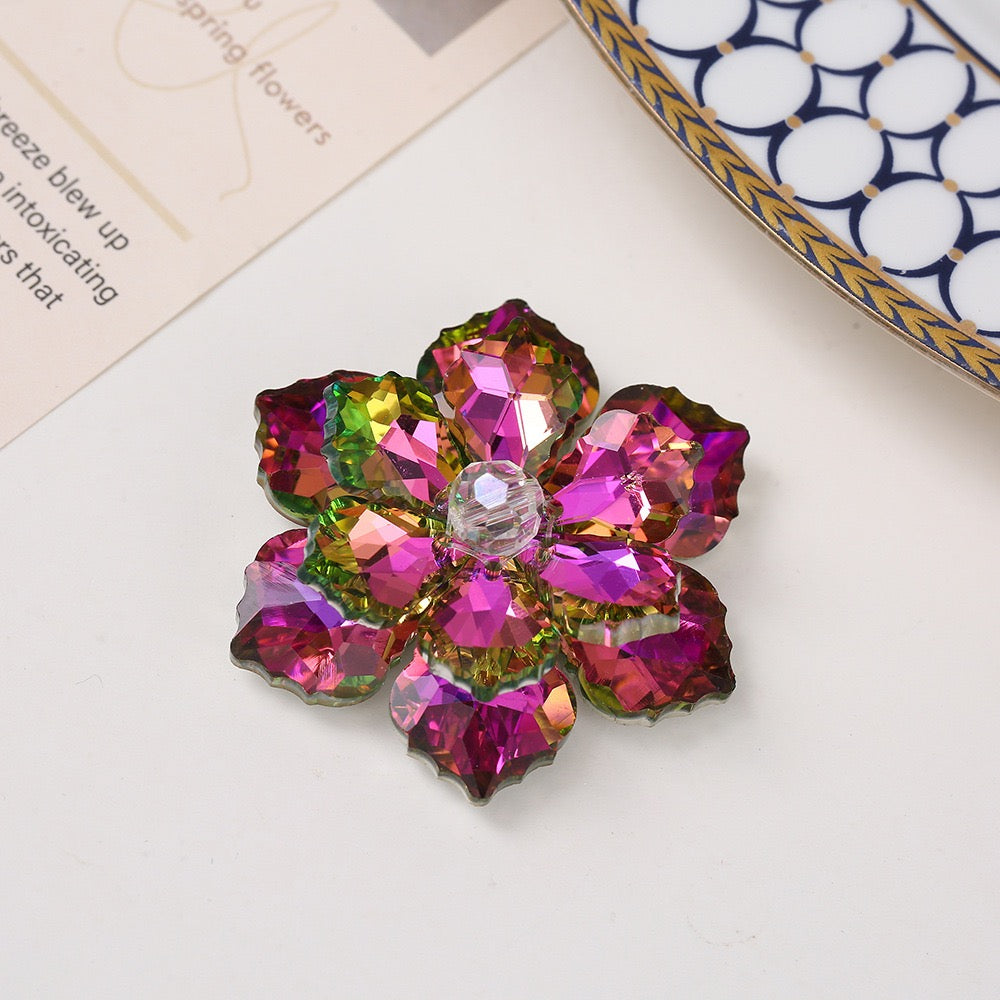 Multi-colour DIY Crystal Rhinestone Flower