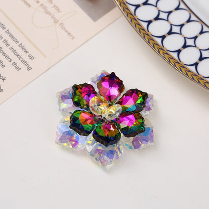 Multi-colour DIY Crystal Rhinestone Flower