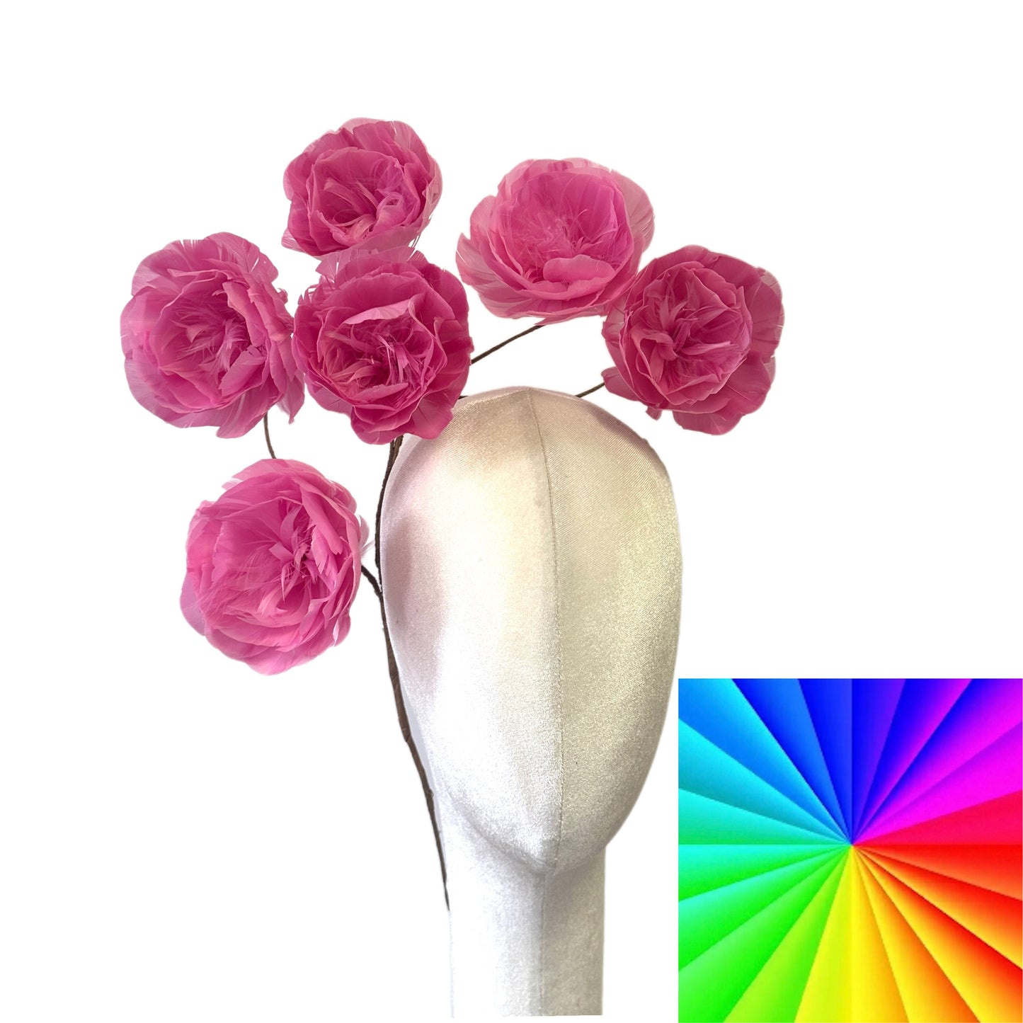 Long-Stemmed Six Feather Flower Bud Flower Spray FG260715
