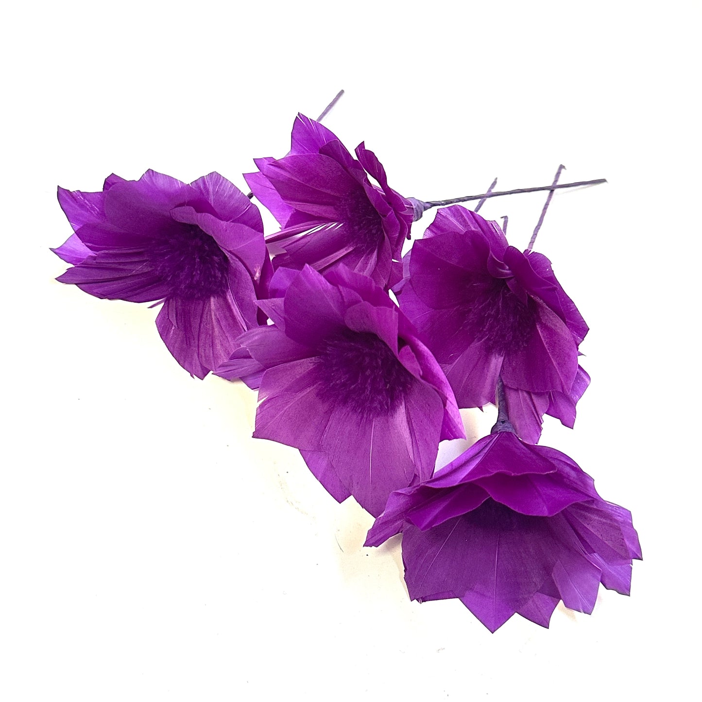 9cm Feather Daisies - Pack of 2 DS250906