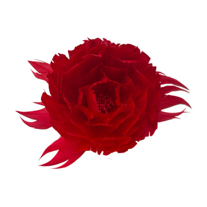 Penoy Goose Feather Flower Millinery Hat Mount FM047