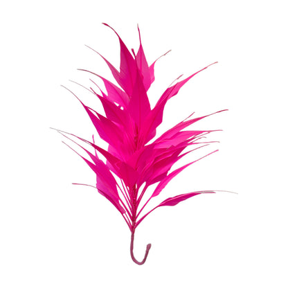 3D Wrapping Spiky Arrow Goose Feather Wired Hat Mount - DS2607
