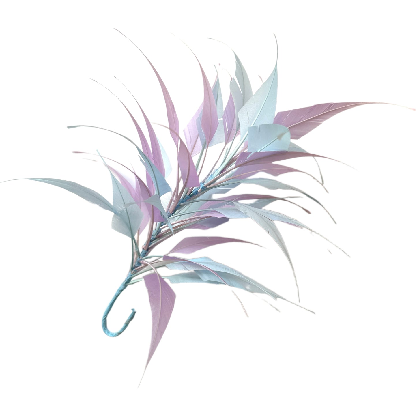 3D Wrapping Spiky Arrow Goose Feather Wired Hat Mount - DS2607