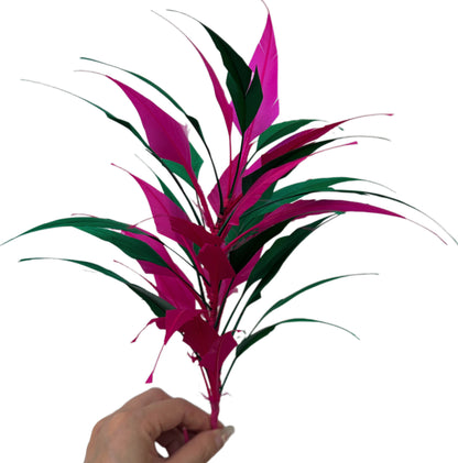 3D Wrapping Spiky Arrow Goose Feather Wired Hat Mount - DS2607