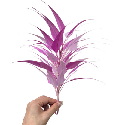 3D Wrapping Spiky Arrow Goose Feather Wired Hat Mount - DS2607