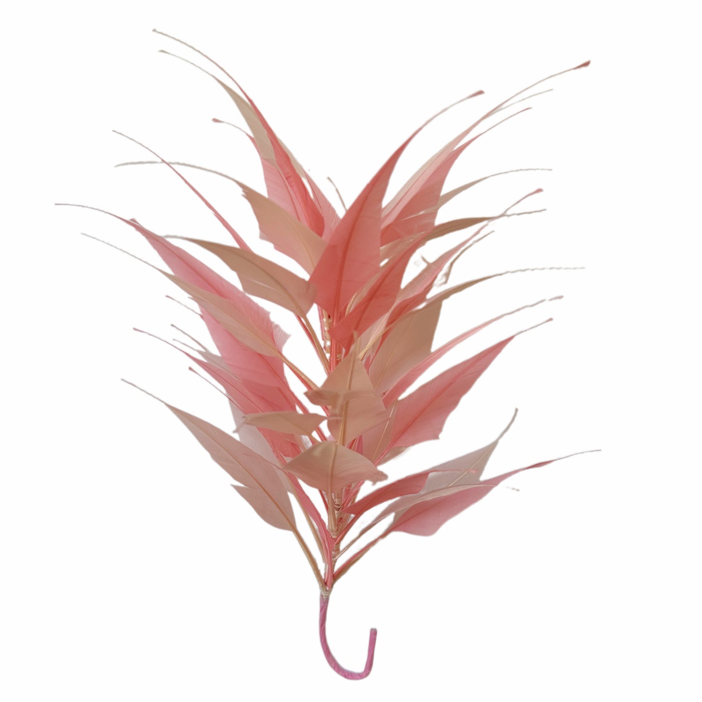 3D Wrapping Spiky Arrow Goose Feather Wired Hat Mount - DS2607