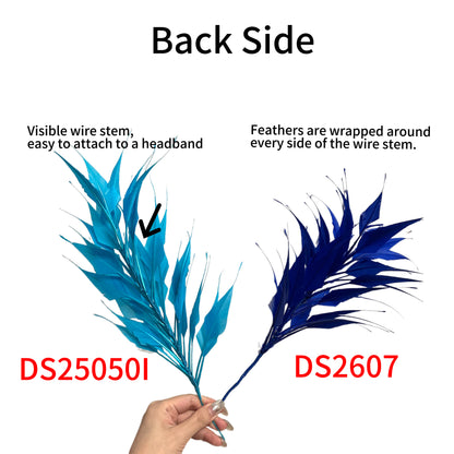 Spiky Arrow Goose Feather Wired Hat Mount  - DS25050I