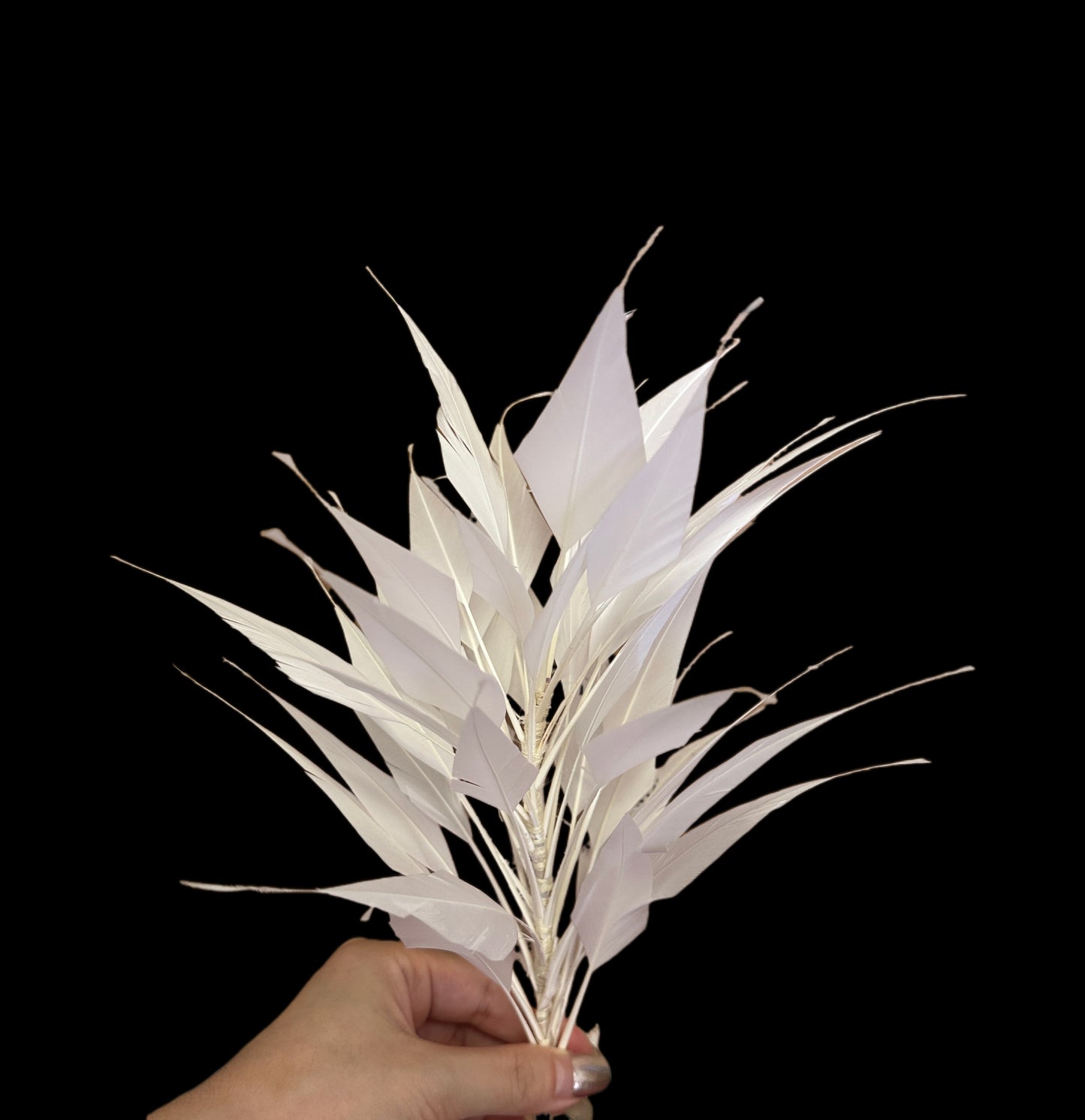 3D Wrapping Spiky Arrow Goose Feather Wired Hat Mount - DS2607