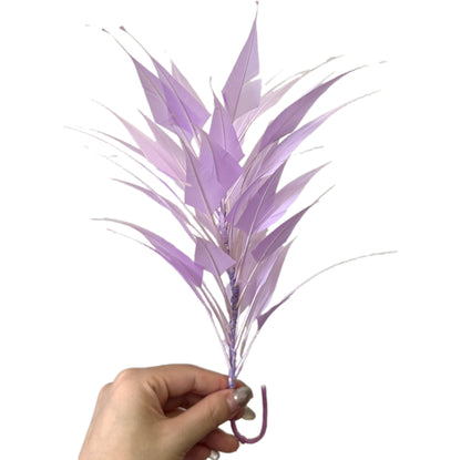 3D Wrapping Spiky Arrow Goose Feather Wired Hat Mount - DS2607
