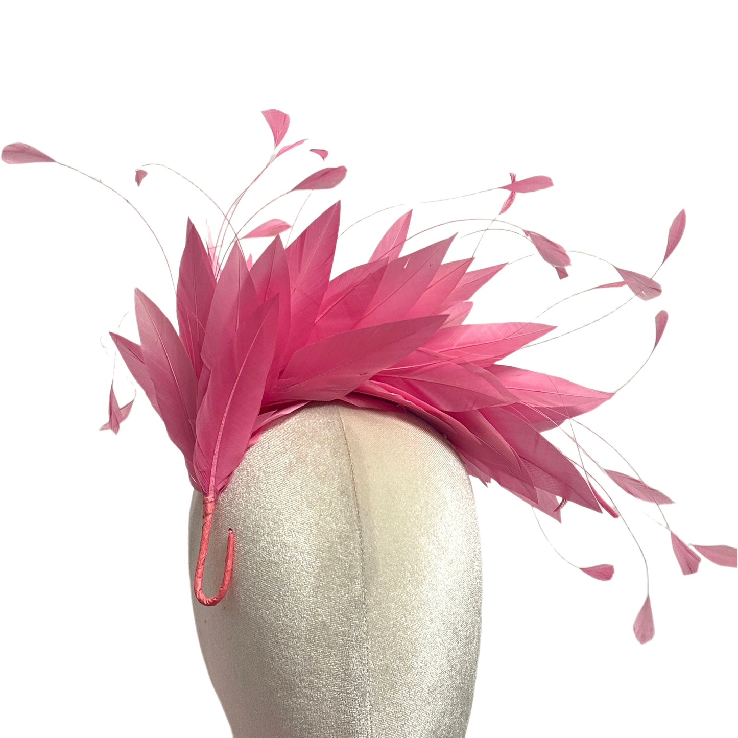 Goose & Coque Feather Hat Mount for Millinery & Fascinator Making - FM304