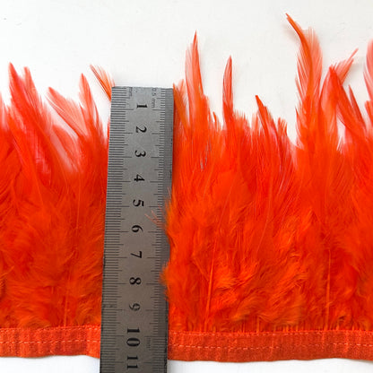 Hackle Feather Fringe Trim