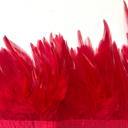 Hackle Feather Fringe Trim