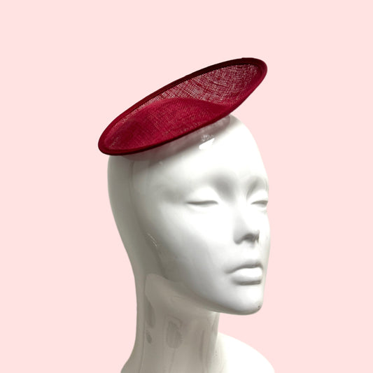 18cm Sloped Sinamay Fascinator Hat Base