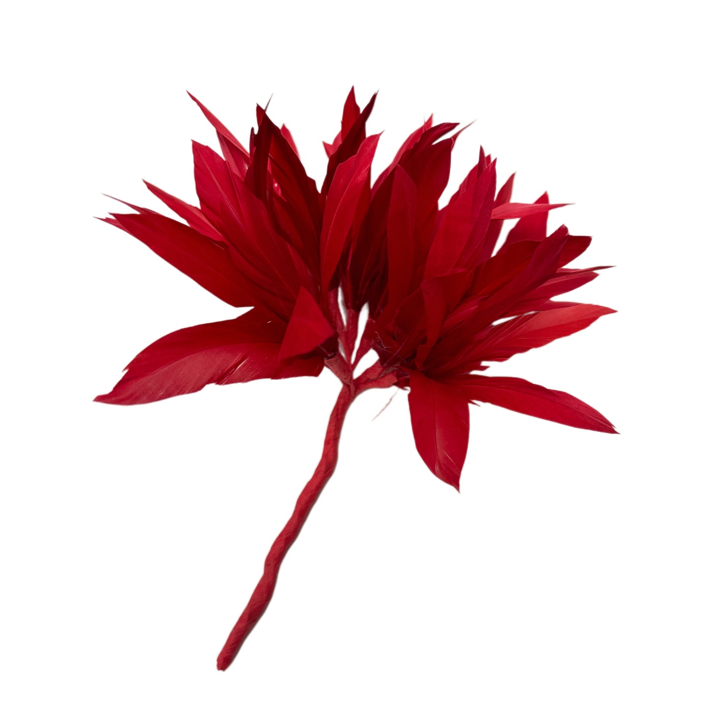 Goose Feather Pom Flower Millinery Hat Mount