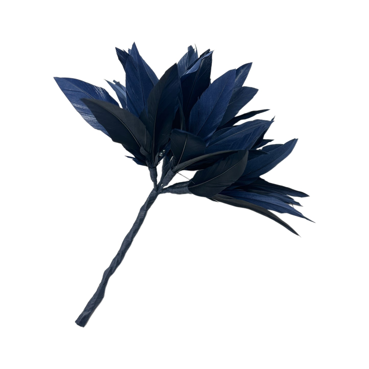 Goose Feather Pom Flower Millinery Hat Mount