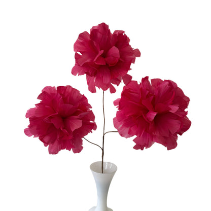 Long-Stemmed Peony Feather Flower Spray FG260712