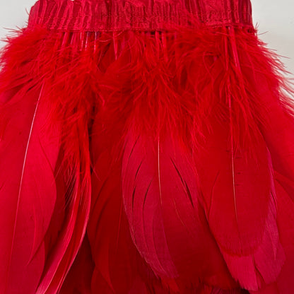 Goose Feather Trim Fringe 10-15cm
