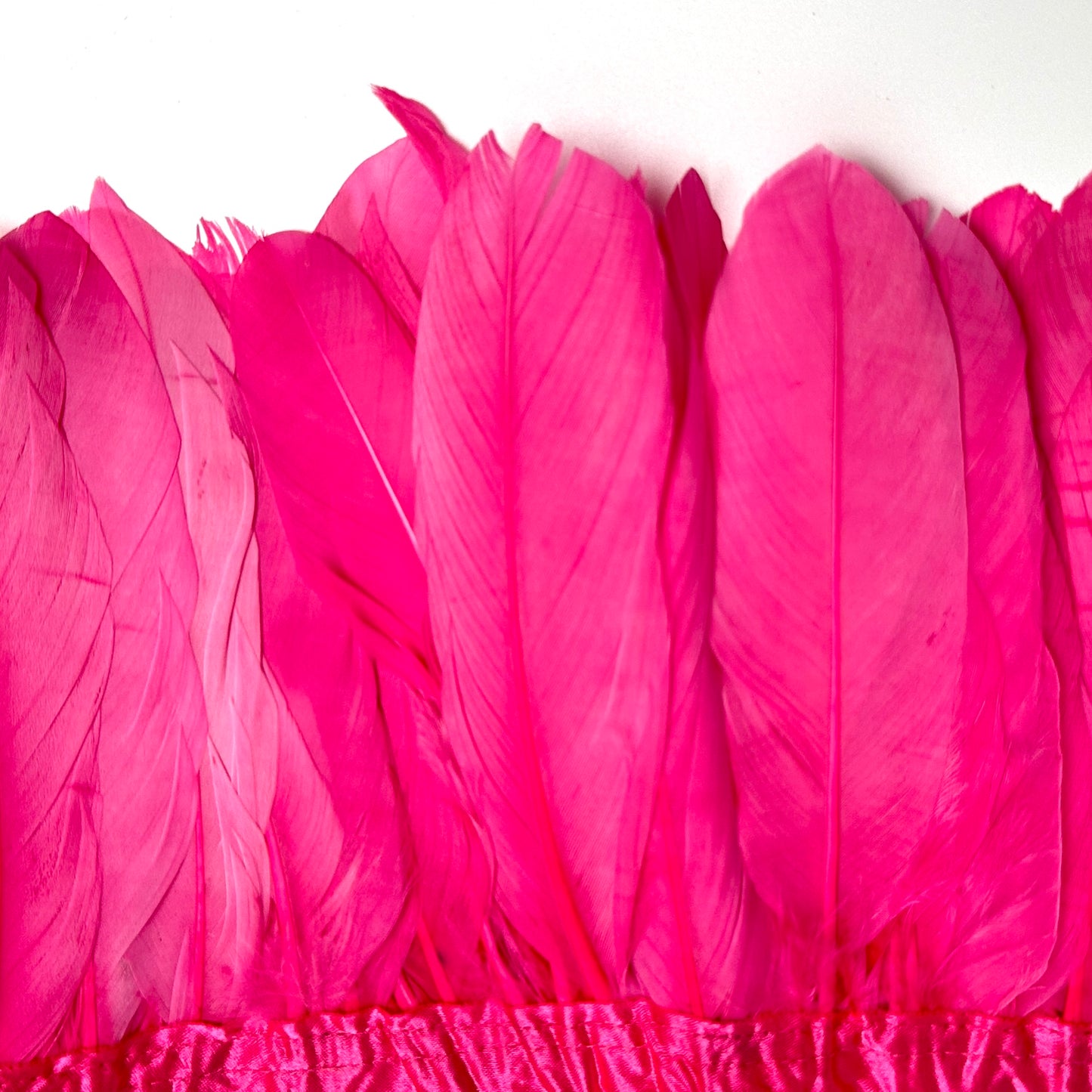 Goose Feather Trim Fringe 10-15cm