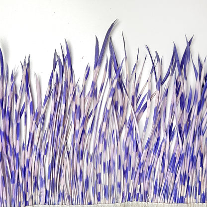 Two Colour Goose Biot Feather Fringe 1 Meter