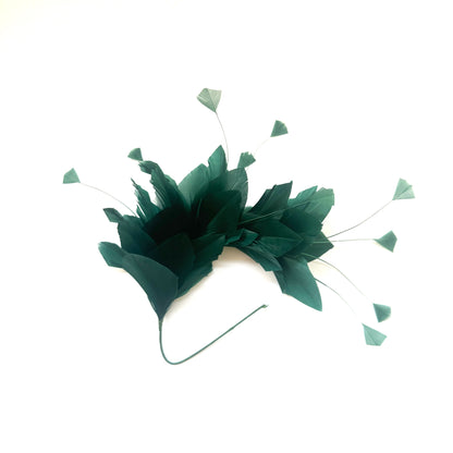 Diamond Coque & Goose Feather Flower Mount FM082