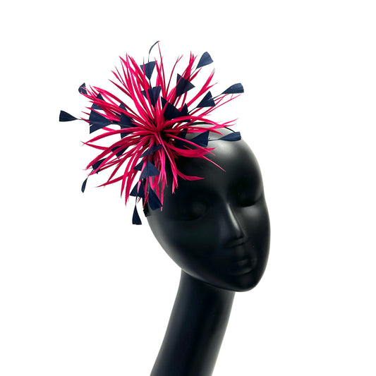 Goose Biot and Diamond Cut Goose Feather Flower Mount FM059