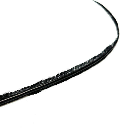 *sales* 50cm Long Black Trimmed Short Ostrich Feather