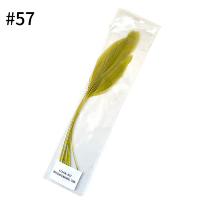 25cm Stripped Coque Feathers - Pack of 10 SF005