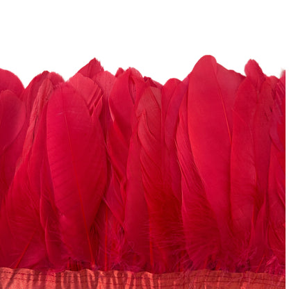 10-15cm Goose Feather Trim -1meter SF004