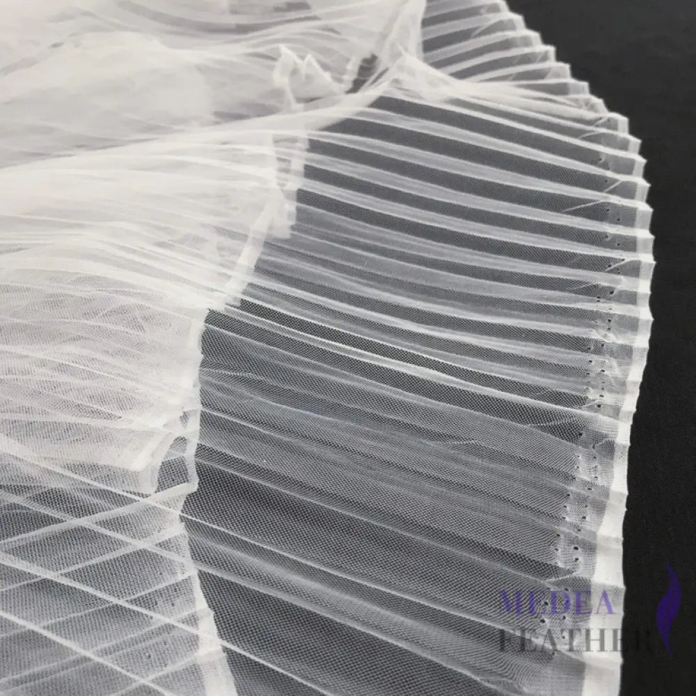 Accordion Pleats Mesh Fabric-1 Meter