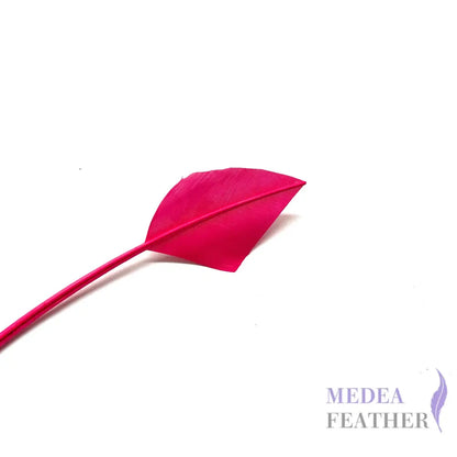 Arrowhead Turkey Quill Feather - #101 Fandango pink