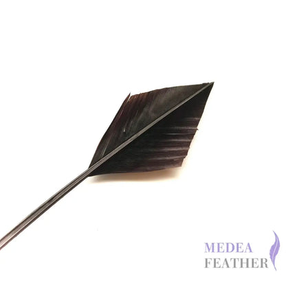 Arrowhead Turkey Quill Feather - #64 slate black